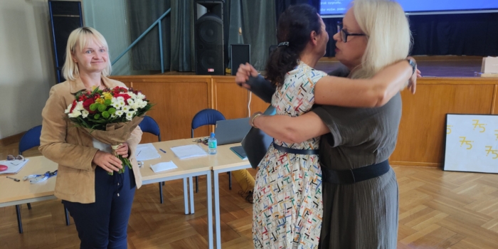 Pożegnanie Pani Wicedyrektor ds. dydaktycznych, Iwony Lesiewskiej